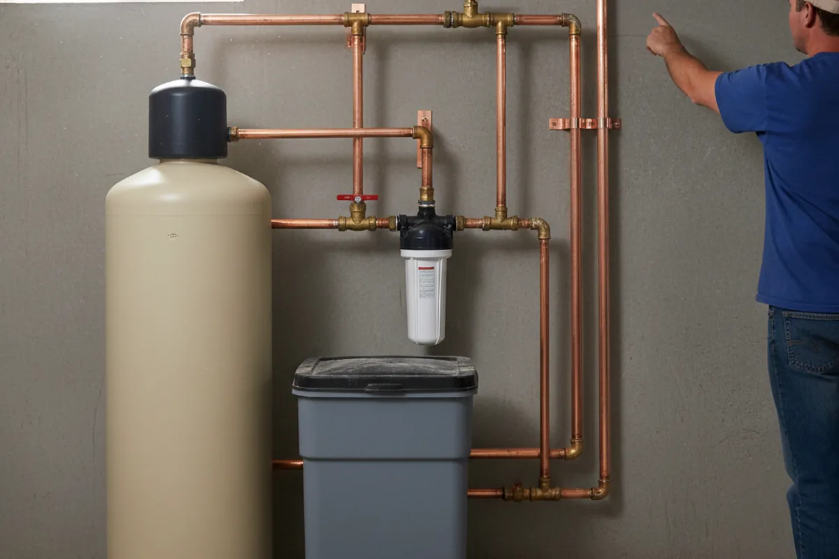 Whole-house water treatment system installed in Olanta